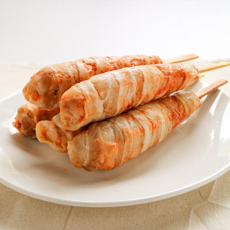 ポークライスロール 肉巻きおにぎり棒 おにぎり串 90g×100本 (専用袋100枚付き) |  | 16