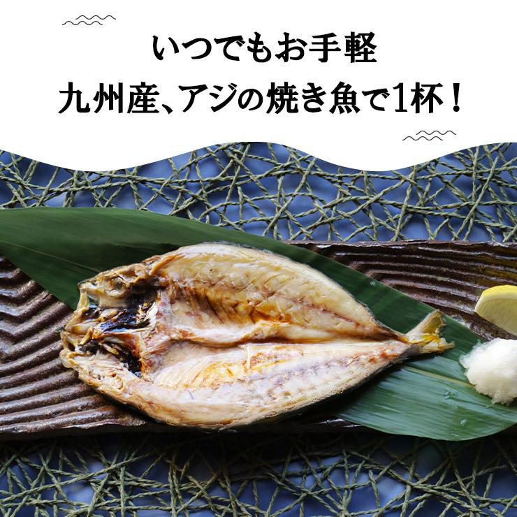 1000円 ポッキリ 骨まで食べられる魚 干物 あじの干物 約90g×2枚 鯵 鰺 アジ ひもの 干物セット 塩焼き 焼き魚 おつまみ おかず 国産 九州 |  | 05