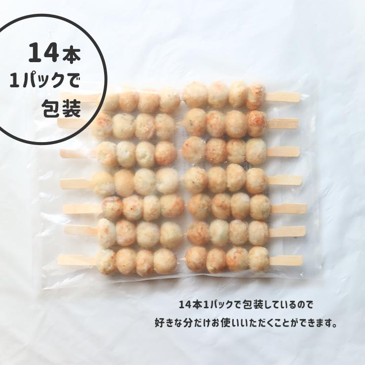 たこ焼き串 80g×14 たこやき棒 たこやきスティック 串付き 業務用 学園 
