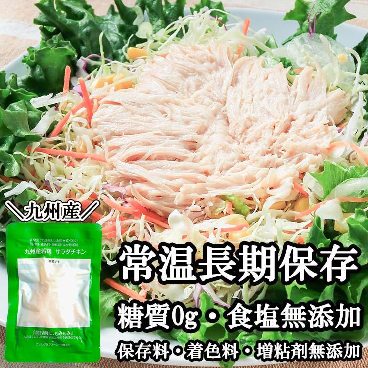 セール 半額 糖質0g サラダチキン 100g×6 無添加 非常食 まとめ買い 常温保存 国産 薄味 プレーン 食塩無添加 食塩不使用 食品 レトルト食品 チキンサラダ | 