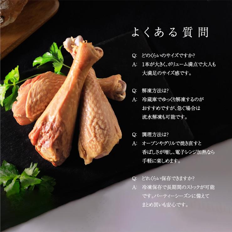 スモークターキー スモークターキーレッグ 七面鳥 ドラム ターキーハム 骨付き肉 骨付きもも肉 1本200g〜250g 5本×2 食べ物 お肉 スモークチキン |  | 07