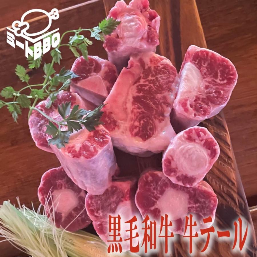 黒毛和牛 牛テール　約500ｇ　キャンプ　バーベキュー　BBQ　焼肉　スープ　ダシ　牛肉　｜meat-bbq