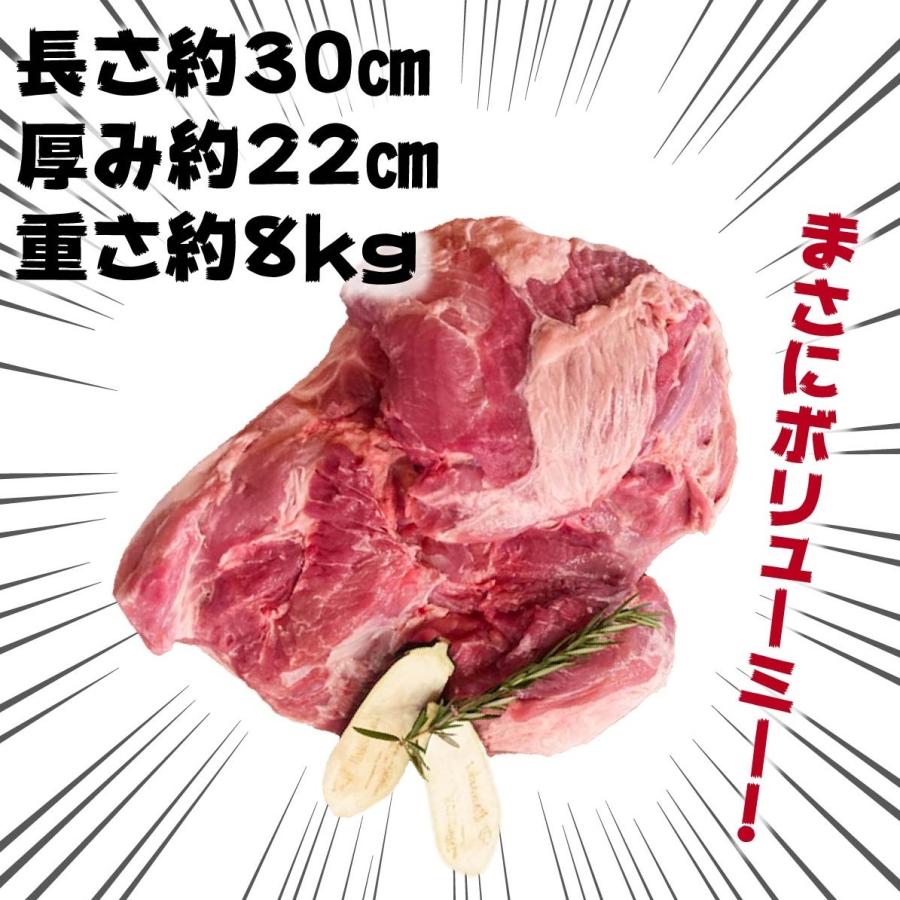 豚もも1本丸焼き用 山峰豚 約8kg かたまり肉 ブロック肉 赤身肉 豚肉 ビッグ キャンプ バーベキュー パーティー イベント 国産 炒め物 煮物 焼肉 Jpp Maruyaki ミートbbq 通販 Yahoo ショッピング