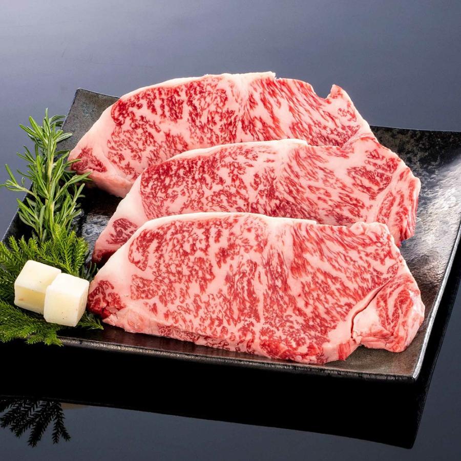 熊野牛 ステーキ極上サーロイン 600g (3枚)  |敬老の日 お歳暮 和歌山 熊野 紀州 肉 お肉 高級 ギフト プレゼント 贈答 自宅用｜meatfactory