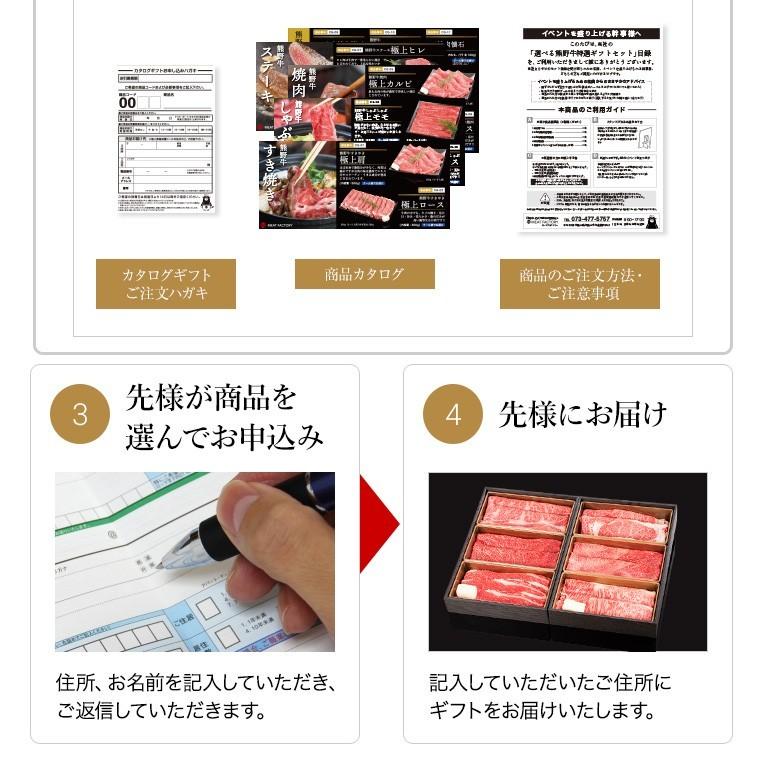 選べる目録ギフトセット 1万円コース  |敬老の日 お歳暮 和歌山 熊野 紀州 肉 お肉 高級 ギフト プレゼント 贈答 自宅用 | 熊野肉 | 04