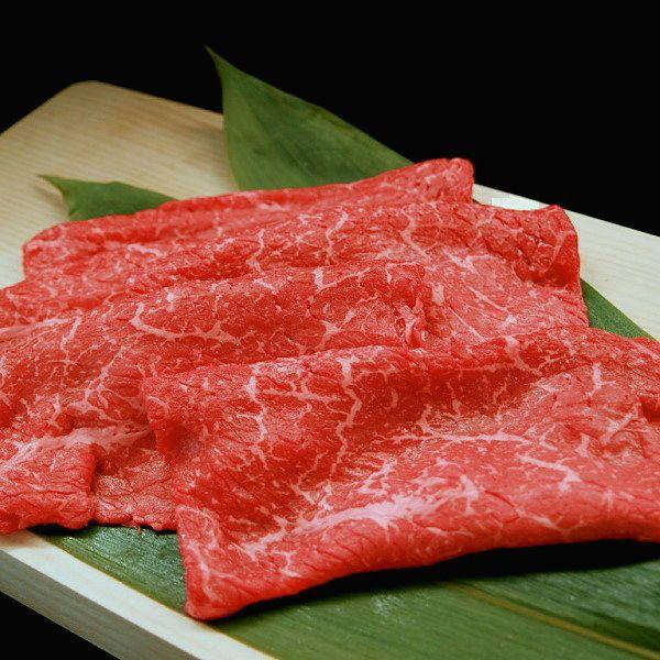 国産 牛肉 もも すき焼き しゃぶしゃぶ用 肉 200g 黒毛和牛の血統を持つF1交雑牛 モモのスライス肉｜meatpiasanuki