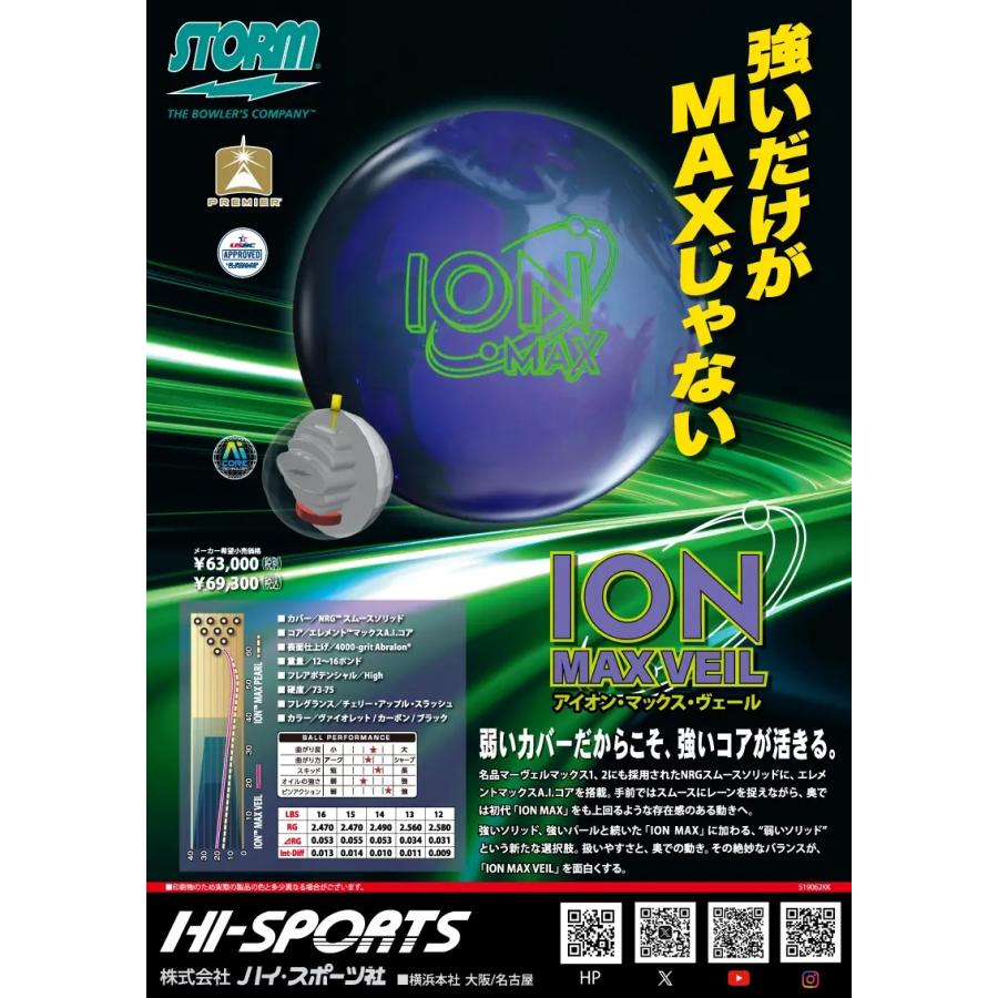 アイオン・マックス・ヴェール STORM / ION MAX PEARL : メビウス