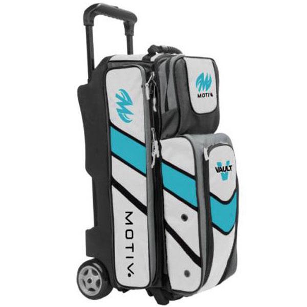 MOTIV ボウリングバッグ 3個用 Motiv Vault 3ボールローラーバック LEプラチナム / 3BallRoller LE