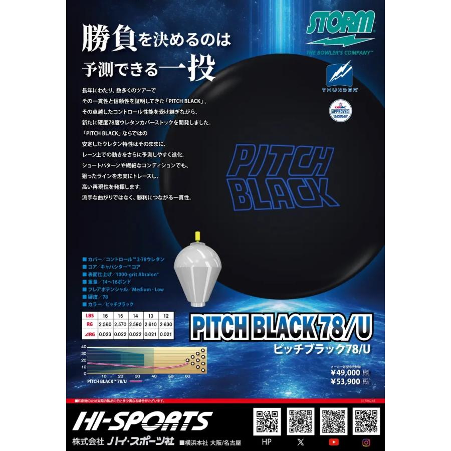ピッチブラック78/U STORM / PITCH BLACK 78/U : メビウス ストア