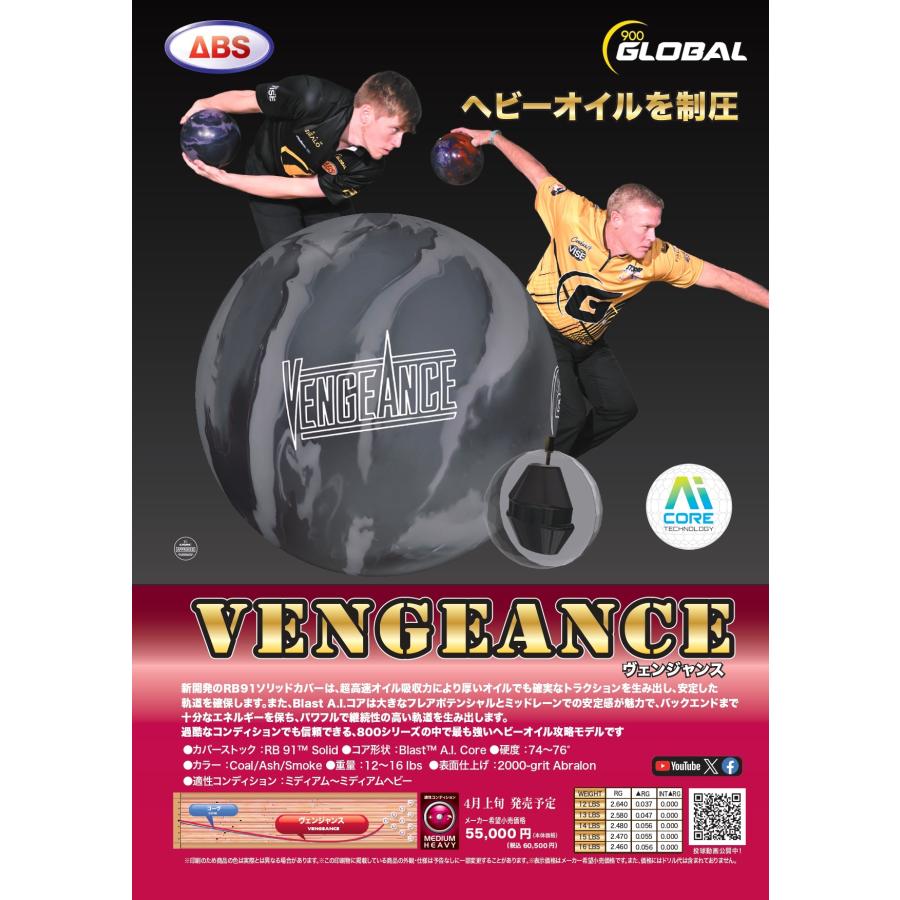ヴェンジャンス 900GLOBAL / VENGEANCE : メビウス ストア MEBIUS
