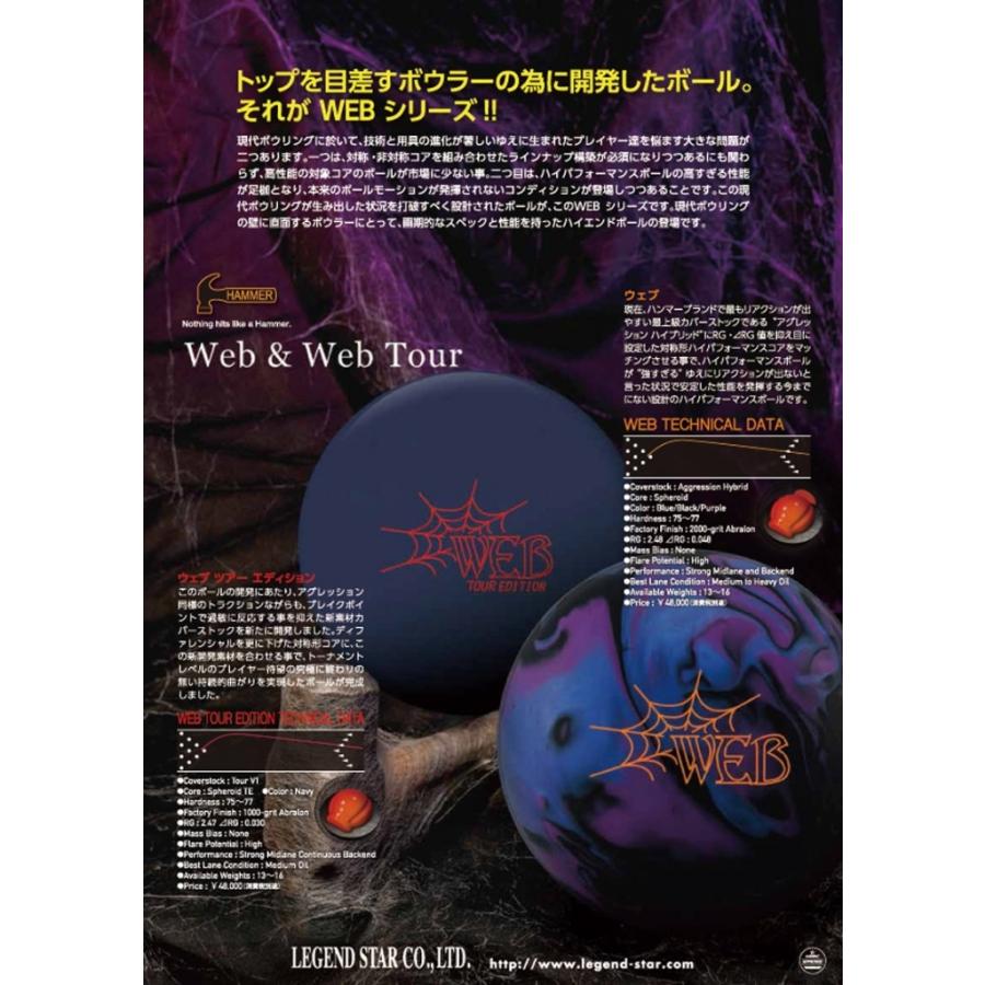 HAMMER WEB ボウリングボール　新品未使用 HAMMER HAMMER AXE ハンマー AXE 丨ボウリング口コミ/評価NAGEYO