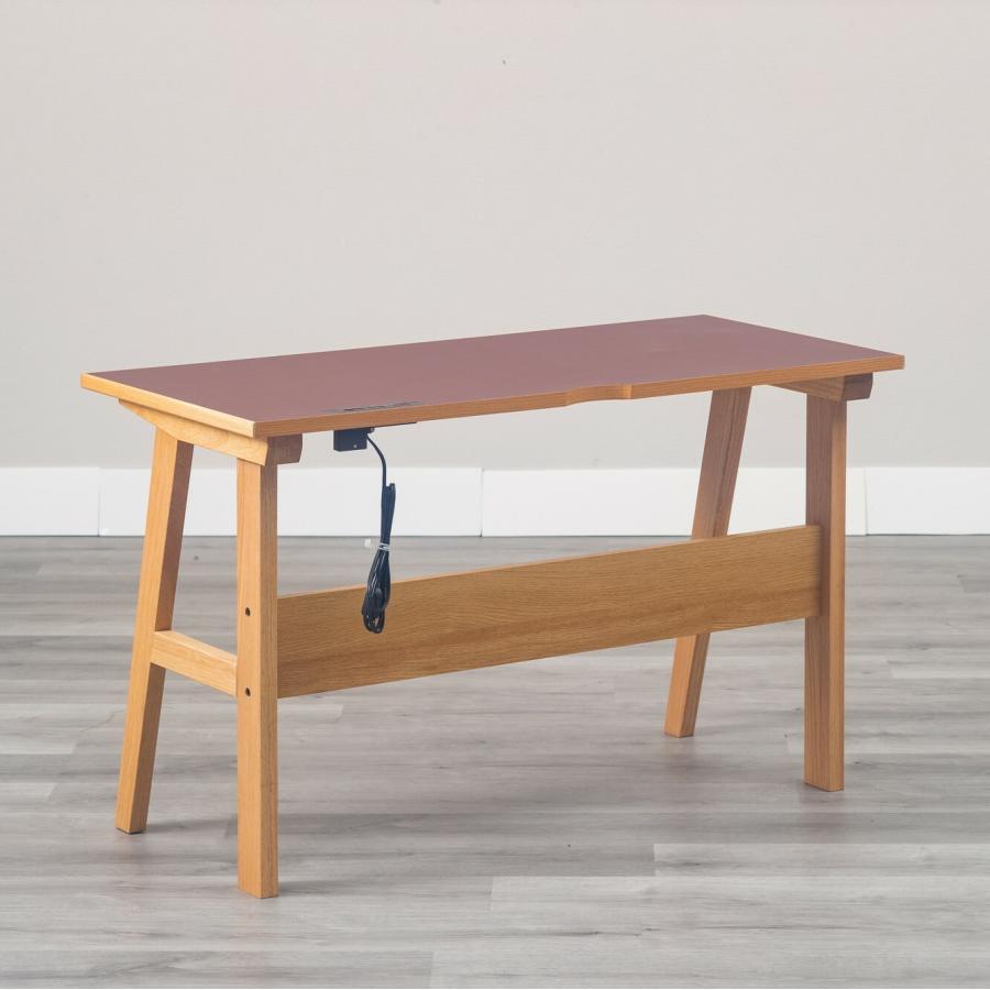 幅120cm】天然の抗菌作用 リノリウム天板の学習デスク＜リノ