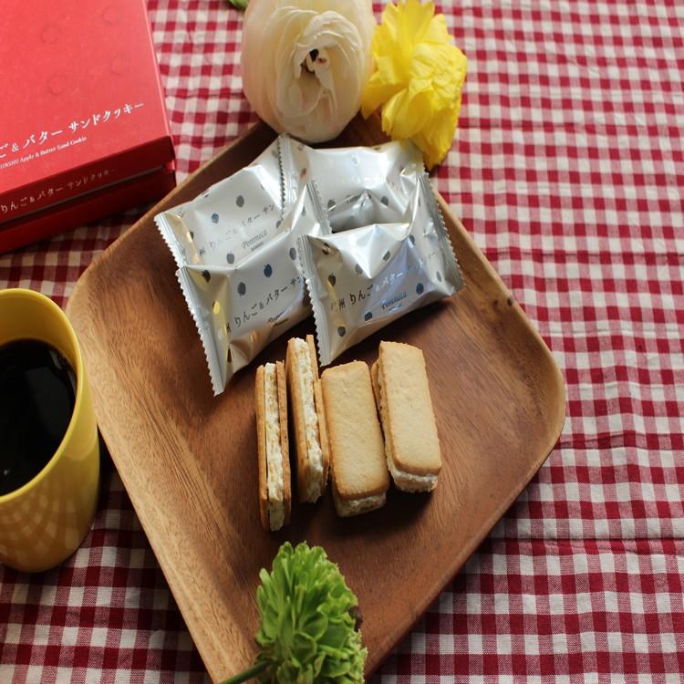 長野 お土産／信州りんご＆バターサンドクッキー 12個入×5箱セット