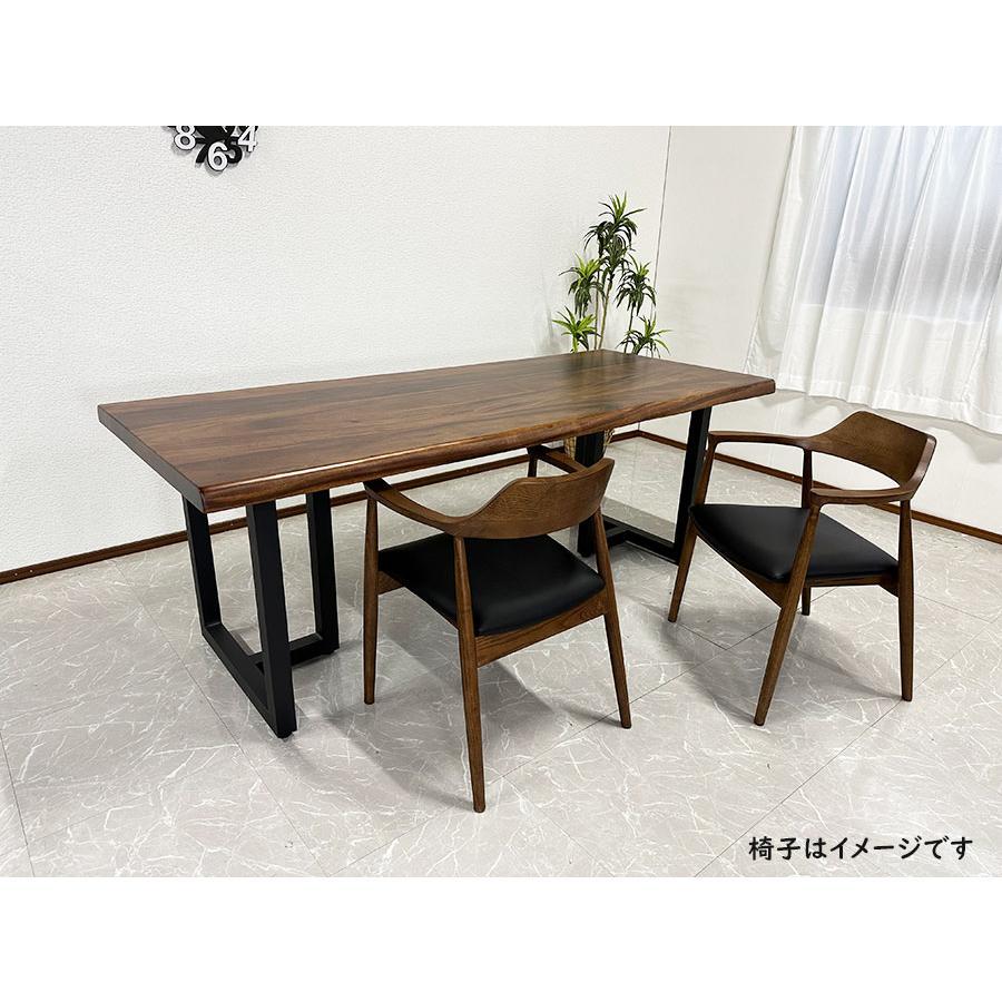 ダイニングテーブル 無垢 ハギ材 幅200cm モンキーポッド 天厚 ダイニングテーブル 無垢 ハギ材 幅200cm モンキーポッド 天厚