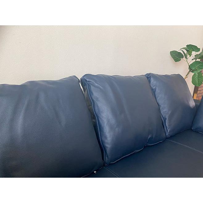 ソファー 3P 3人掛け 総革ソファー 高級アニリンレザー 革張り モダン