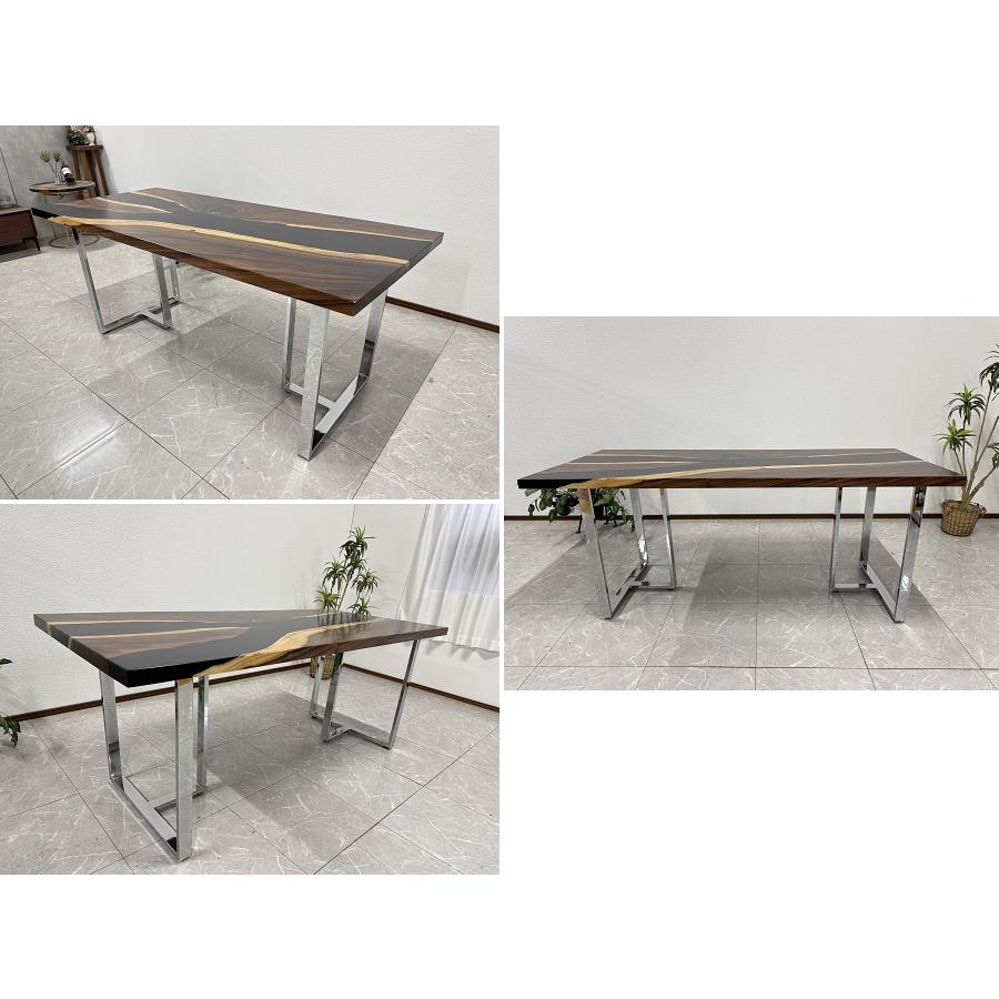 レジンテーブル ダイニングテーブル レジン 幅180cm 一枚板 テーブル