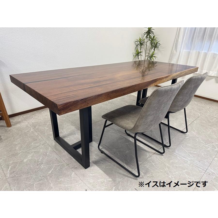 無垢 一枚板テーブル ダイニングテーブル 幅210.5cm 天厚6.7cm 一点
