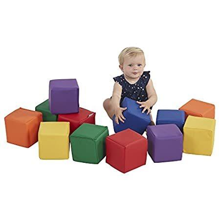 【海外限定】 Patchwork ECR4Kids-ELR-033 Toddler S for Blocks Foam Gentle - Playset Block ブロック