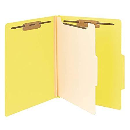 【楽ギフ_包装】 Four-Section, Divider, One Folder, Classification Tab Top Yellow, (並 10/Box ハンギングホルダー