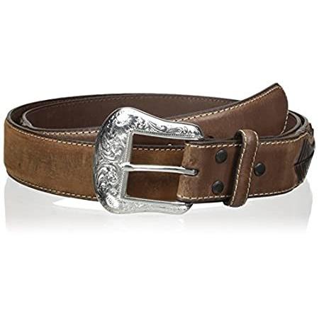 品質は非常に良い Diamond, Hand Top Men's Co. Belt Nocona Medium 32 Brown, ベルト