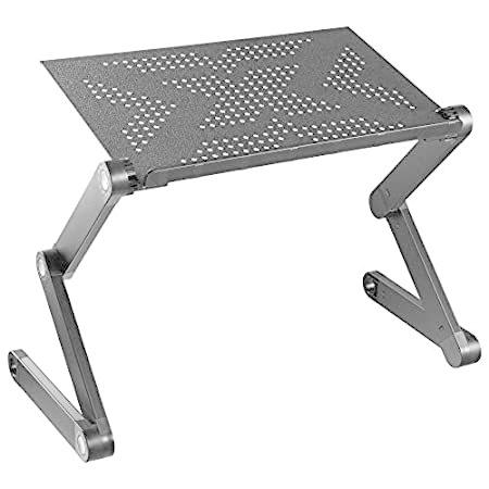 選ぶなら Mount-It! Alumi Size Large Desk, Standing Portable Stand, Laptop Adjustable モニタースタンド