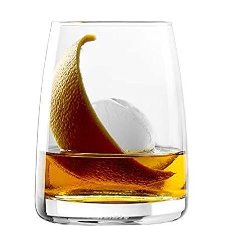 【良好品】 Stolzle Lausitz Experience Crystal DOF Bourbon Whiskey Glass, Set of 4 アルコールグラス