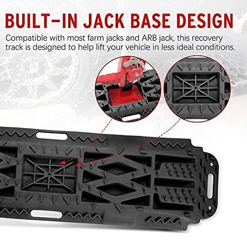 BUNKER INDUST 4x4 Recovery Kit, 2 Pcs Offroad Traction Boards Black + 1 Pcs｜mechalogi｜03