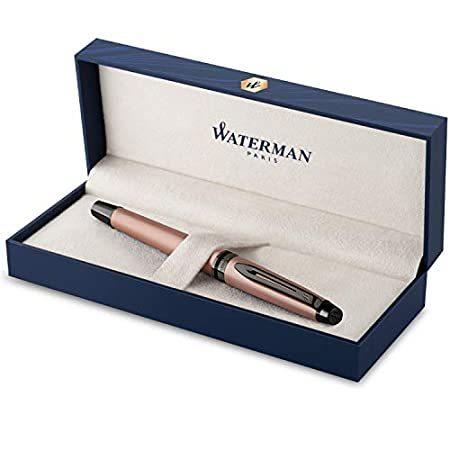 評価 Waterman Expert Rollerball Pen Metallic Rose Gold Lacquer With Ruthenium 販売超安い Gerbang Smpn1maba Sch Id