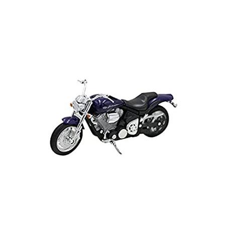 交換無料！ Die Welly Cast Collectab Scale 1:18 StarWarrior Road Yamaha 2002 Motorcycle ミニカー