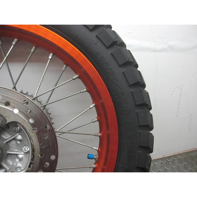 ヤマハ トリッカー DG10J DG16J 純正リアホイール フレ無し 8分山 美品 