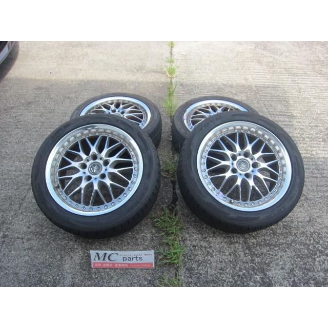 【即決】ホンダ オディッセイ DBA-RB1 ホイール・タイヤ4本セット 銀 シルバー RAYS 17×8.0JJ : MCパーツ - 通販 ...