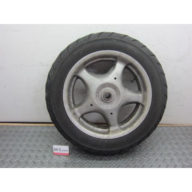 ヤマハ　マジェスティ125FI　リアホイールとタイヤ　5CA ヤマハ マジェスティ125FI 5CA 純正リアホイール 12×3.50 フレ有 2F