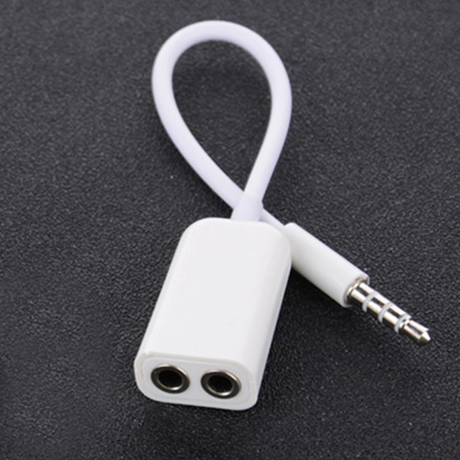 オーディオ分岐ケーブル】 ダブルイヤホンケーブル 3.5mm イヤホン