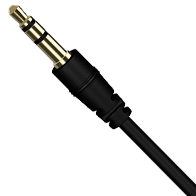 オーディオケーブル 3.5mm プラグジャック ステレオ 両端 ゴールド