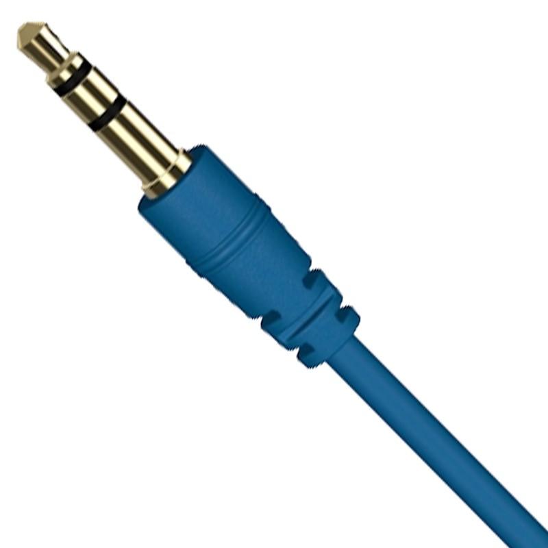 オーディオケーブル 3.5mm プラグジャック ステレオ 両端 ゴールド