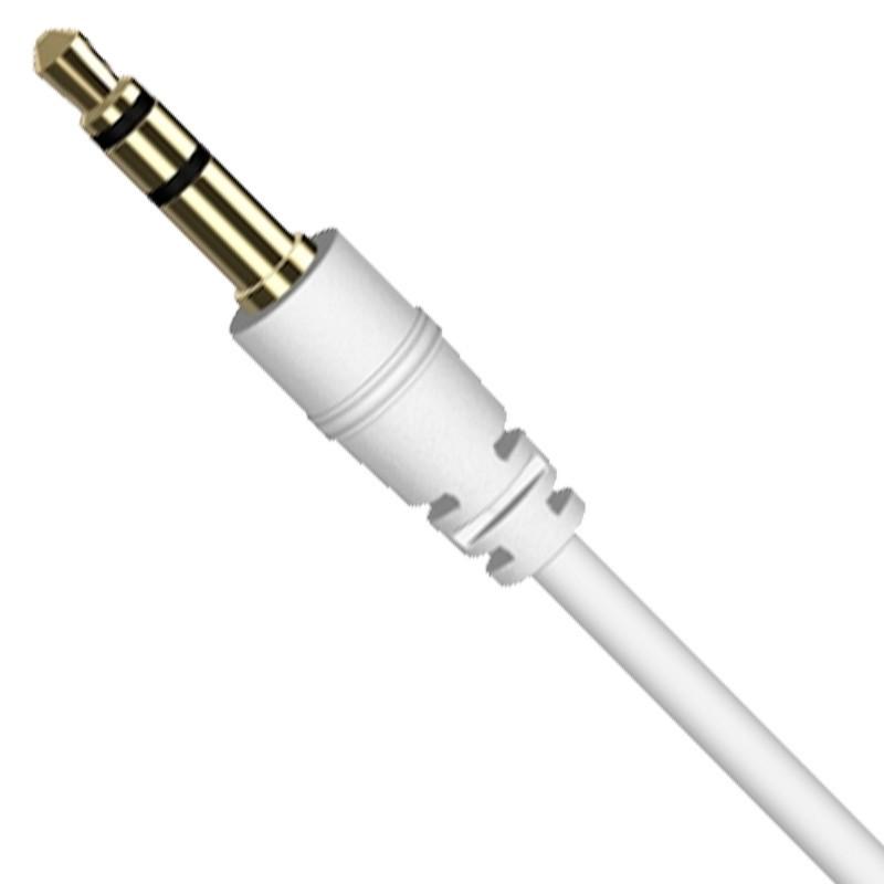 オーディオケーブル 3.5mm プラグジャック ステレオ 両端 ゴールドメッキ加工 全長1メートル 全9色から選択可能 【イエロー