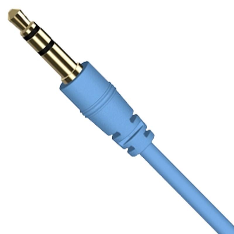 オーディオケーブル 3.5mm プラグジャック ステレオ 両端 ゴールド