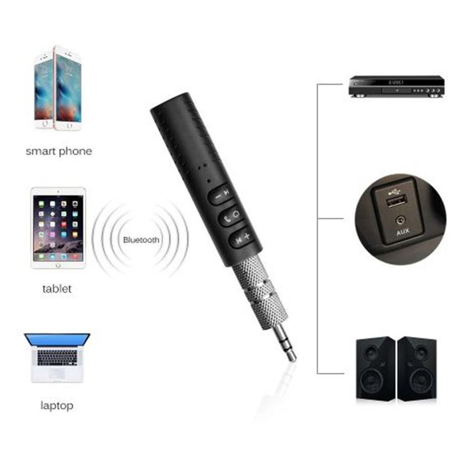 Bluetooth ワイヤレス オーディオ 通話 アダプターレシーバー 【レッド