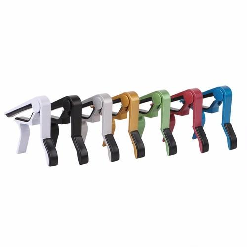 No.7 新品 ギター カポ エレキ アコギ 送料無料 【ブルー