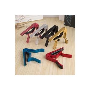 No.7 新品 ギター カポ エレキ アコギ 送料無料 【ブルー