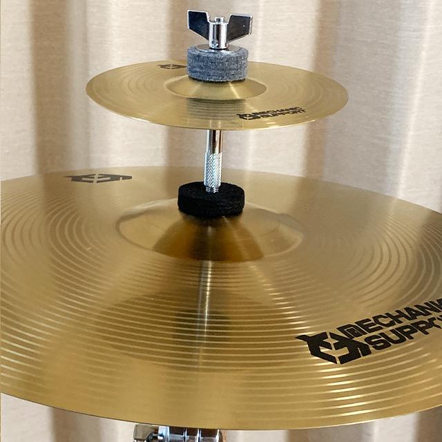 シンバル二枚(チャイナ·スプラッシュ)とケース シンバル2枚(チャイナとスプラッシュ)とケース付きの通販 by