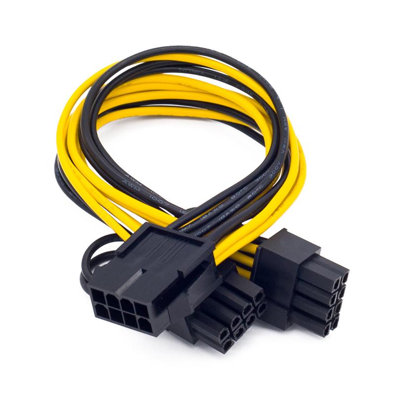40本 電源変換ケーブル pcie 8PINメス→8PIN両端オス (6+8ピン Amazon.co.jp: Cyberplugs PCI-E 8PIN 電源 分岐 変更 延長 ケーブル