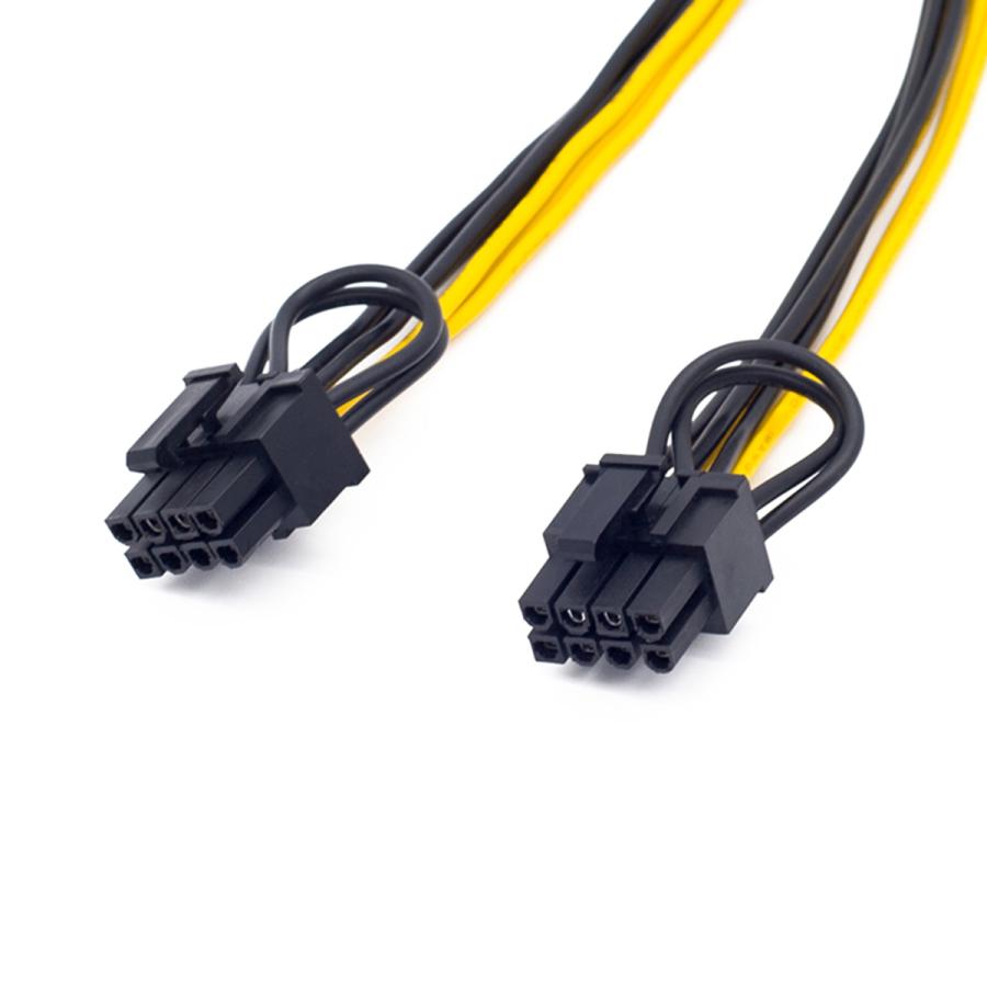 GPU電源変換ケーブル】新品 PCI-E 電源変換ケーブル CPU 8ピン から 8