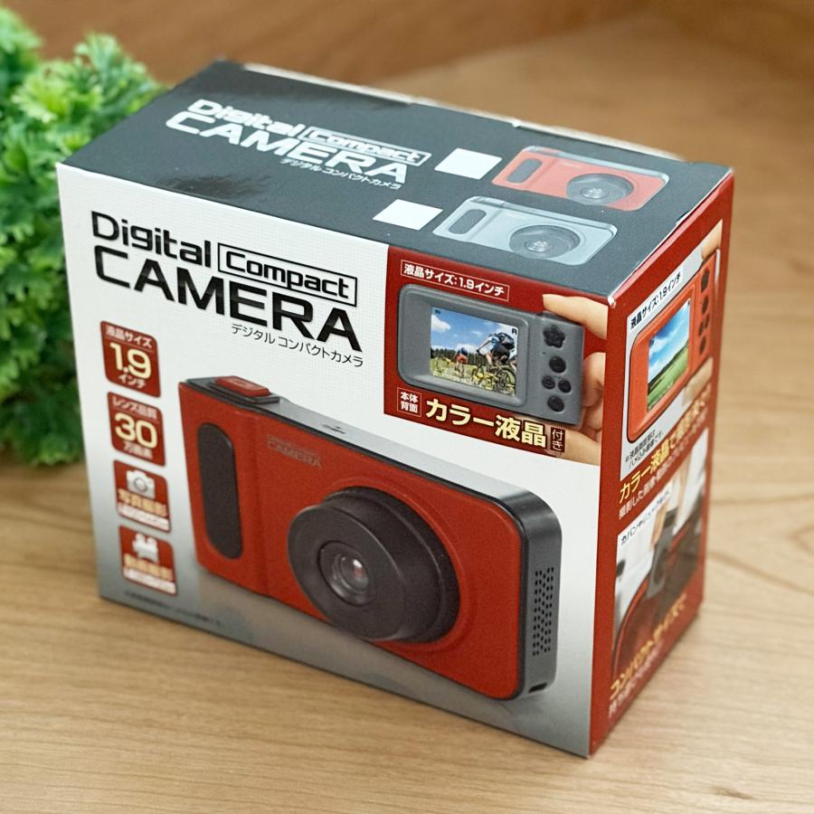 動画も静止画も撮影可能】 コンパクト デジタル CAMERA カメラ 1.9