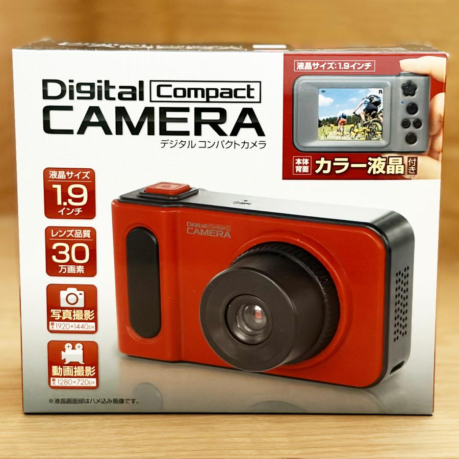 動画も静止画も撮影可能】 コンパクト デジタル CAMERA カメラ 1.9