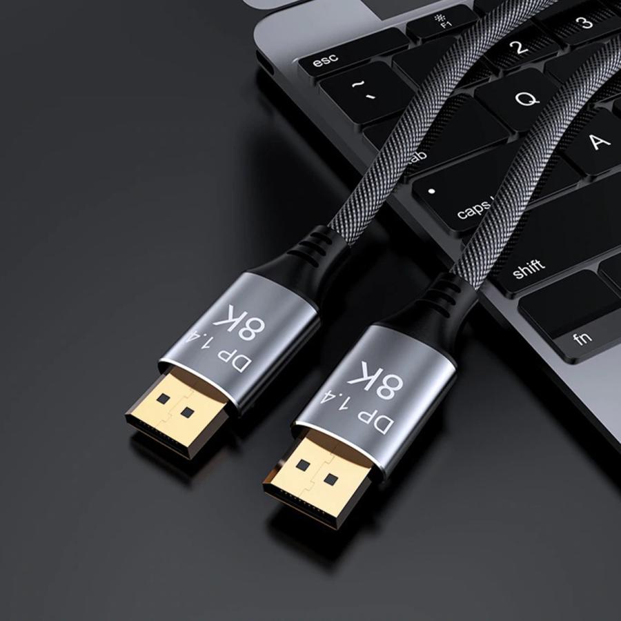 高品質】 8K(7680x4320)対応 Displayport ケーブル 2m DP1.4 対応