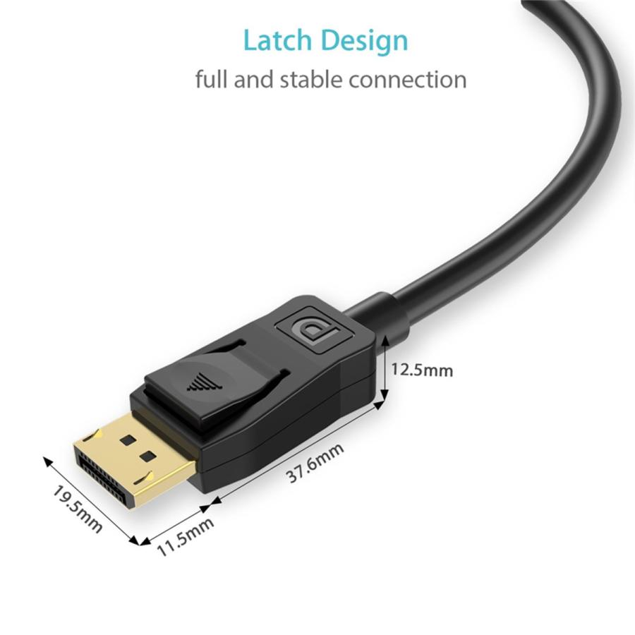 WLGQ Displayport 1.4 cable 8Kケーブル2メートル WLGQ Displayport 1.4 cable 8Kケーブル2メートル 高品質】 8K