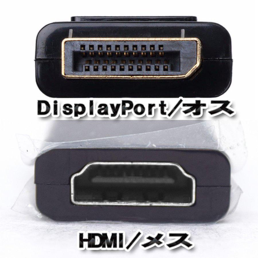 【4K】【10個セット】DP to HDMI 変換アダプター ディスプレイポート 変換コネクタ 4K対応の画像
