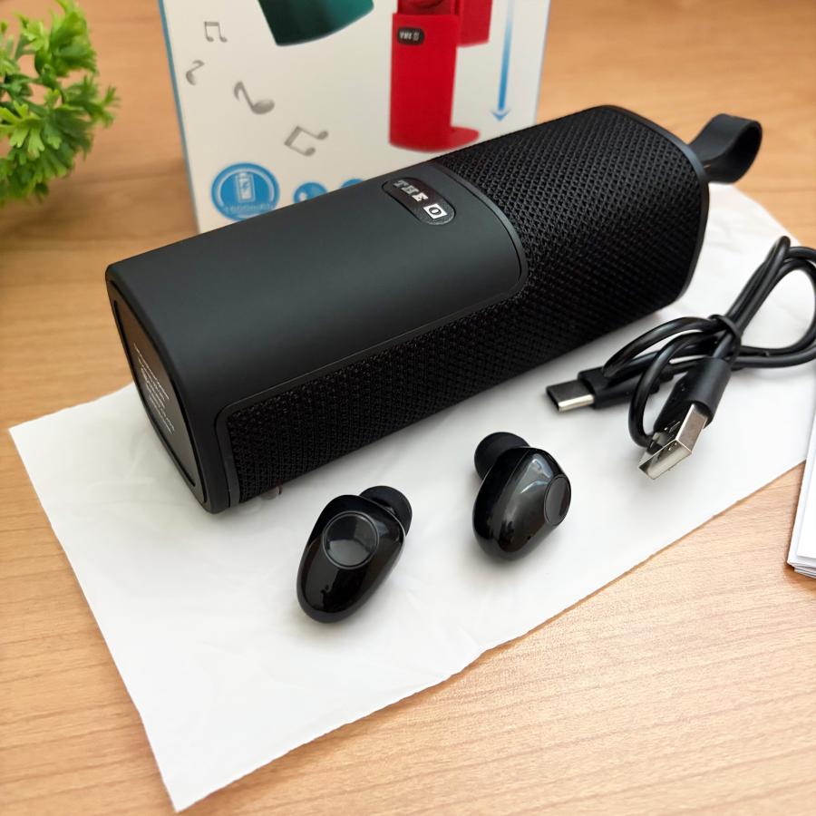 1台3役】Bluetoothスピーカー × 完全ワイヤレスイヤホン モバイル