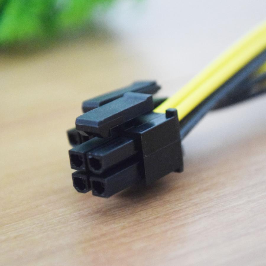 CPU電源変換ケーブル】 電源変換ケーブル GPU 6ピン から CPU8ピン